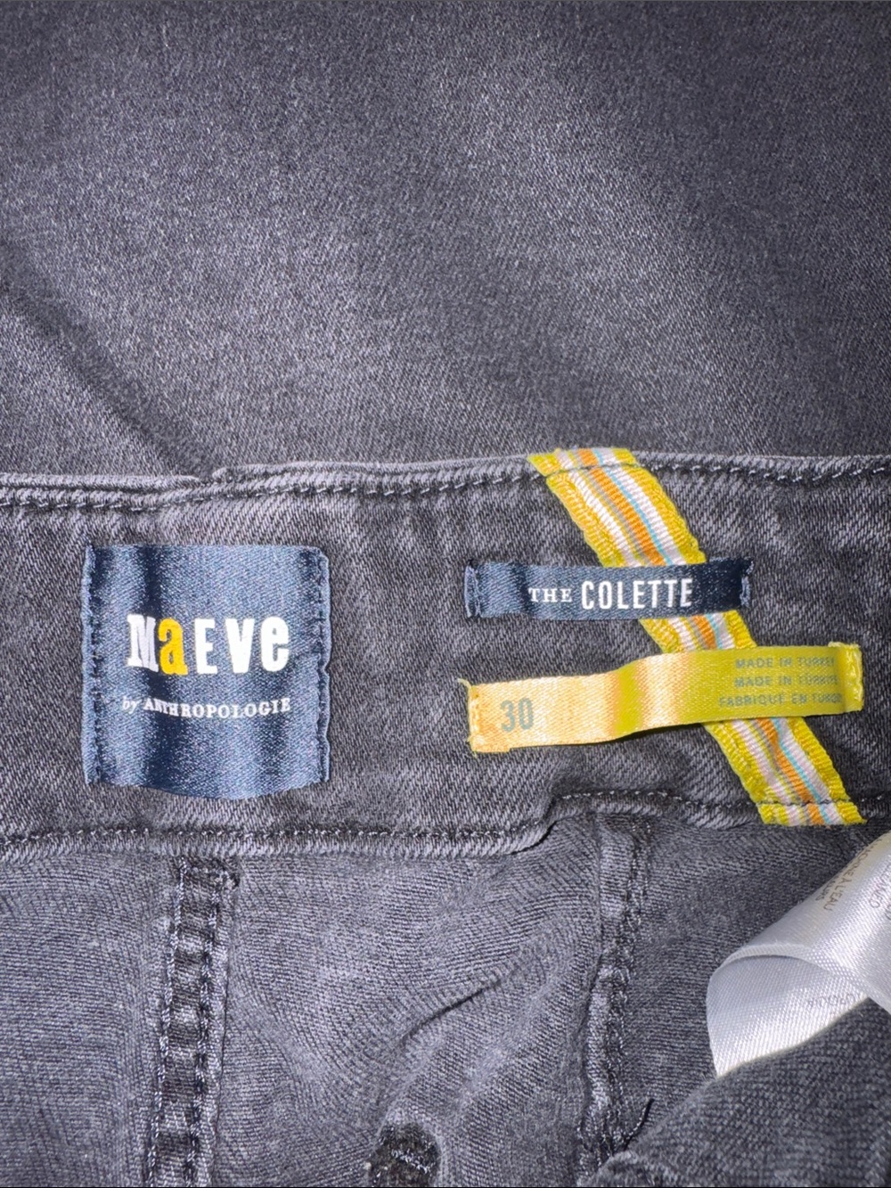 Anthropologie Maeve The Collette black Jean Pant size 30. - Picture 7 of 10
